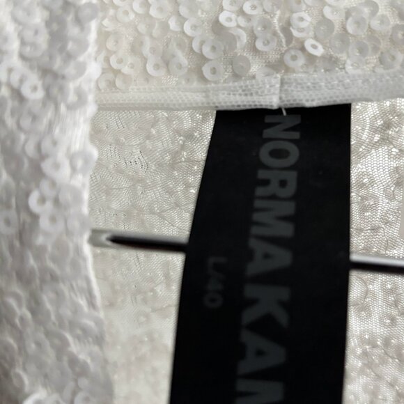 Norma Kamali Medium White Robe/ Coverup